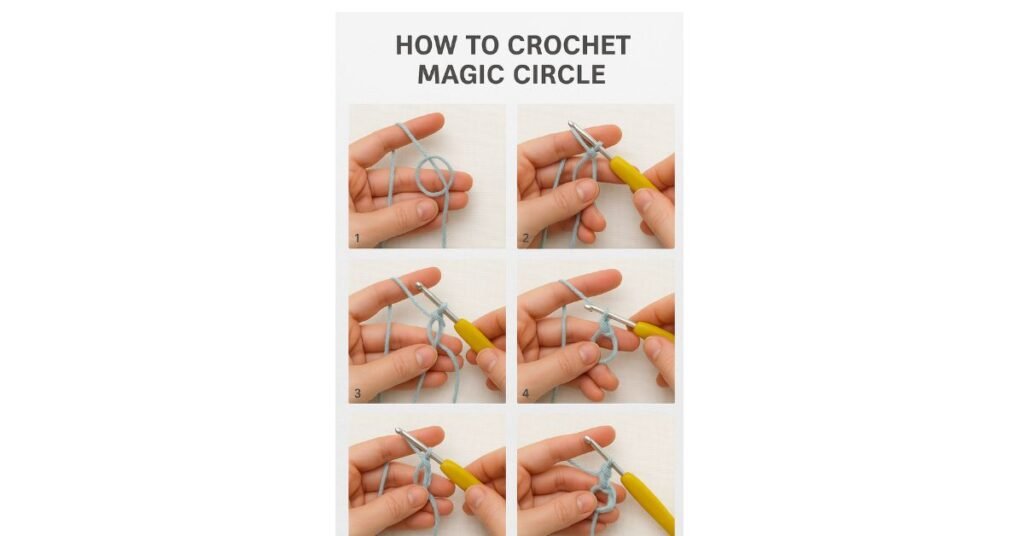magic circle crochet pattern how to crochet magical ring or circle pattern